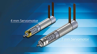 Die Servo-Motoren der SBL-Serie von Namiki sind in den Größen von 4 mm und 7 mm erhältlich und adressieren die Präzisionstechnik. Der 7-mm-Servo-Motor SBL07-1318E arbeitet mit einer Nennspannung von 3 V, ist 19 mm lang und mit den Planetengetriebe-Un