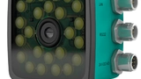 Bild 1: Der Vision-Sensor »OPC120P« von Pepperl+Fuchs bietet einem 70 mm x 70 mm x 54 mm großen Gehäuse einen CMOS-Bildaufnehmer, eine LED-Blitzbeleuchtung sowie eine Auswerteeinheit 