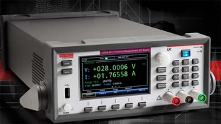 Labor-Netzteil:  Stromversorgung plus Präzisions-Messgerät  Im Gegensatz zu konventionellen Stromversorgungen sind die Geräte der Keithley-Serie 2280S auch empfindliche Messinstrumente, die dank hoher Geschwindigkeit und eines großen Dynamikbereichs 