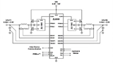 Bild 1: Typische Anwendung für Intersils digitalen Dual-PWM-Controller »ZL8800« 
