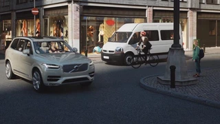 Volvo, POC und Ericsson, ein neues einzigartiges Sicherheitssystem, das Fahrrad- und Autofahrer zum ersten Mal miteinander vernetzt und Unfälle zukünftig verhindern kann.