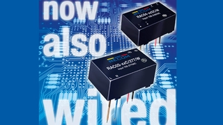 AC/DC-Netzteile mit weitem Eingangsspannungsbereich sind auf dem Stand von Recom zu sehen. Für Anwendungen abseits der Leiterplatte bietet das Unternehmen die Kleinleistungs-Netzteile in den Versionen RAC03-C/W und RAC04-C/W mit 3 W bzw. 4 W mit Dräh