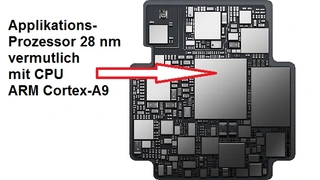 Der Applikationsprozessor im Apple-S1-Modul treibt die Watch an.