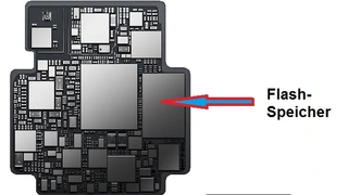 Der Flash-Speicher der Apple Watch soll 4 bzw. 8 GB groß sein.