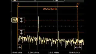 Bild 3: Ein Zonentrigger auf dem Touchscreen eines Oszilloskops der 3000T-X-Serie von Keysight