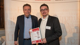 Florian Ranner von Intel nahm die Urkunde entgegen.