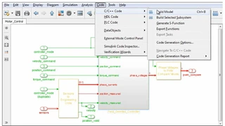 Mathworks, Code-Erzeugung für Cortex-M