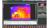 Die Software FLIR ResearchIR ermöglicht Ingenieuren schnelle Datenaufzeichnungen und erweiterte Temperaturmuster-Analysen.