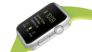 Apple Watch Sport in grün