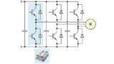 2-Level-Topologie mit Halbrückenmodul.