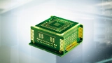 Bild 6: Der eCube-Würfel von Continental demonstriert ein Modul, das über BGA-Anschlüsse auf dem Motherboard von Motorsteuerungen montiert wird 