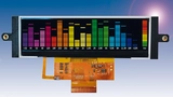 Bild 2: Mit 480 x 110 Pixeln eignet sich das ungewöhnliche Anzeigeformat gut zur Darstellung breiter Datenreihen