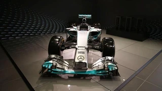 Rennwagen des Mercedes AMG Petronas Formel 1 Teams