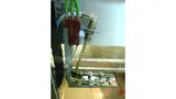 Bild 5. Asscon Systemtechnik-Elektronik präsentierte das „Dynamic Profiling Plus“; im Detail zu sehen ist hier die in der Anlage verwendete Sensorik mit drei Messnormalen.