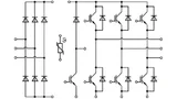 Schaltbild eines PIM-Moduls FP25R12W2T4 