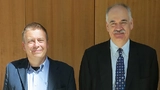 Richard Soley mit Frank Riemenschneider (Elektronik, links).