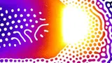 Thermografische Aufnahme eines integrierten Schaltkreises mittels pyro-magnetischer Optik. Das Bild zeigt sowohl die magnetischen Domänen als auch die Wärmeverteilung entlang der Drähte an.