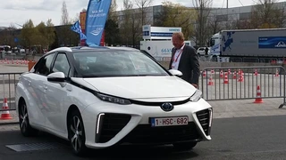 Offizielle Deutschlandpremiere für das Brennstoffzellenfahrzeug Toyota Mirai.