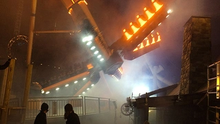 ...aus sechs Gondelarmen, die sternförmig an einem rund 30 Meter langen Schwenkarm befestig sind. Jeder Gondelarm verfügt ...