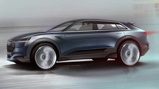 Der Audi etron quattro concept gibt einen Ausblick auf das erste Großserien-Elektroauto der Marke Audi.