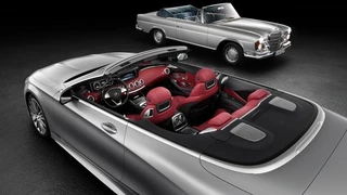 Mercedes-Benz S-Klasse Cabrio von 2015 und das S-Klasse Cabrio der Baureihe W 111