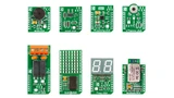 Conrad Electronic, IoT, Internet of Things, Internet der Dinge, Experimentierpaket, Entwicklungsboard, Franzis, DSPRobotics, mikroElektronika, microBUS, 