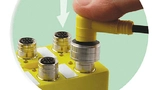 Ultra-Lock-Push-Pull-Steckverbinder muss man zum Verriegeln einfach nur herunterdrücken.