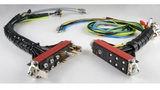 Bild 1: Das Steckverbindersystem »CombiTac« von Multi-Contact umfasst Module für Signale und Daten, Leistung (Ströme) bis 300 A oder Hochspannung bis 5 kV, Druckluft, Flüssigkeiten, Lichtwellenleiter und mehr, die sich individuell kombinieren lassen
