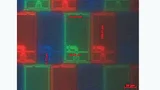 Vierhundertfache Vergrößerung eines TFT-Displays