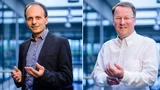 Lenken die Geschicke bei Heliatek: CTO Dr. Martin Pfeiffer (links) und CEO Thibaud Le Séguillon.