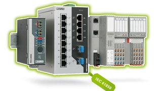 Bild 3: Das für die Kommunikation gemäß  IEC 61850 entwickelte I/O-System »Axioline F« wird durch passende Infrastruktur-Komponenten ergänzt.