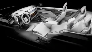 Mit Concept 26 hat Volvo eine Interieur-Studie zeigt, wie der Innenraum autonom fahrender Autos aussehen könnte und wie Insassen die Zeit nutzen könnten.