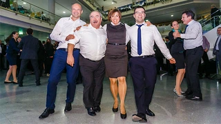 Tanzende auf dem Ausstellerabend 2015