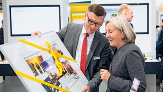Peter Eberhard mit Renate Pilz