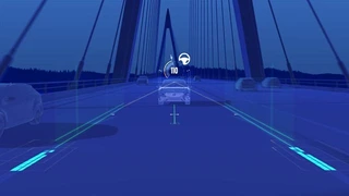 Der Pilot Assist im neuen Volvo S90 hält das Fahrzeug bei Geschwindigkeiten von bis zu rund 130 km/h mit dezenten Lenkeingriffen in der Spur.