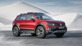 Weltpremiere: Volkswagen zeigt mit dem Tiguan GTE Active Concept die technischen Möglichkeiten der MQB-Plattform.