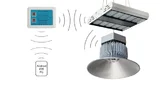 Leistungsstarke LED-Industriestrahler mit drahtloser WiFi/ZigBee-Lichtsteuerung.