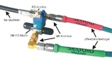 Adapter zur Kontaktierung von HSD-Anschlüssen mit SMA-Buchsen