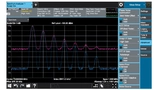 Eine einzige Berührung des Menüfeldes bietet direkten Zugriff auf Leistungsmerkmale wie etwa die  von Keysight entwickelte Technologie zur Absenkung des Grundrauschens (Noise Floor Extension – NFE),  mit der sich das Grundrauschen in der Spektrumanal