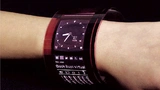 Dieser Demonstrator eines Display-Armbandes basiert auf einer oTFT-Matrix