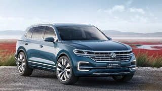 Mit der Studie T-Prime Concept gibt VW einen Ausblick auf die nächste SUV-Oberklassegeneration mit Hybridantrieb. 