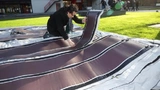 Dünnste Solarmodule sorgen für die nachhaltige Stromversorgung im Zelt