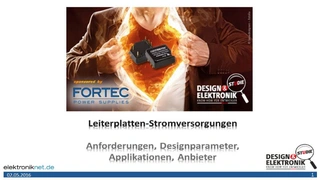 Studie, Leiterplatten-Stromversorgungen