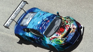 Distribution Art Car auf dem Hockenheimring