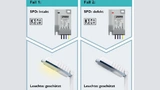Bild 3: Über den L‘-Anschluss wird die Signalisierung an die Lampe übertragen: Hat die Abtrennvorrichtung des Überspannungsschutzes (SPD) wegen einer Überlastung ausgelöst, wird die Leuchte ebenfalls galvanisch vom Netz getrennt und so vor weiteren Ü