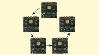 Das logische Token-Ring-Verfahren in einem Funknetzwerk setzt die Kooperation der einzelnen Knoten voraus