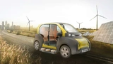 Akkuwechsel im Elektrokleinstwagen CITY-eTaxi