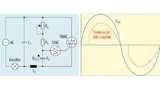 Bild 1. Ein typischer hochmoderner TRIAC-Dimmer und die Spannungs- und Stromsignale, die er erzeugt.