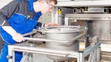 Kernstück des Verfahrens ist die elektrohydraulische Zerkleinerungsanlage. 