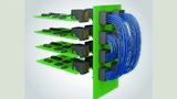 Bild 3. Beispiel für das von Samtec entwickelte Twinax-Backplane-Systems
